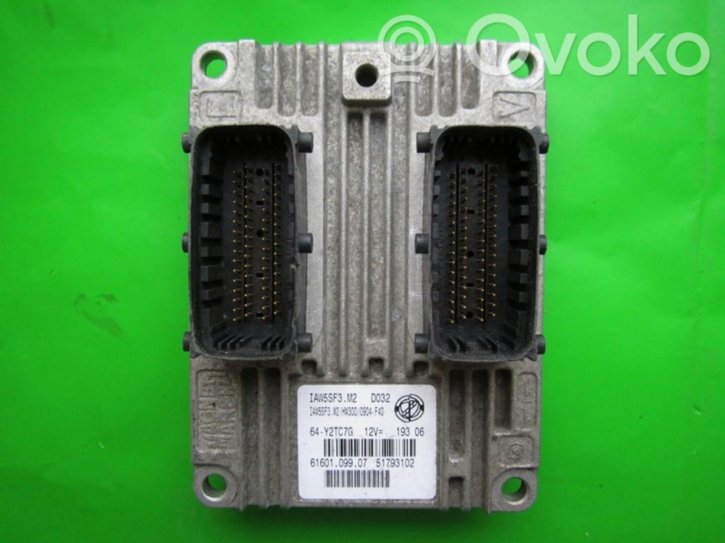 Fiat Grande Punto Komputer / Sterownik ECU silnika 