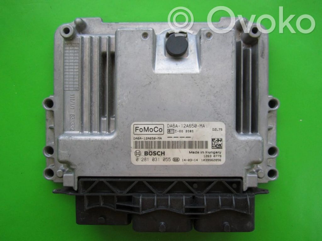 Engine control unit/module ECU   DA6A12A650MA,0281031055