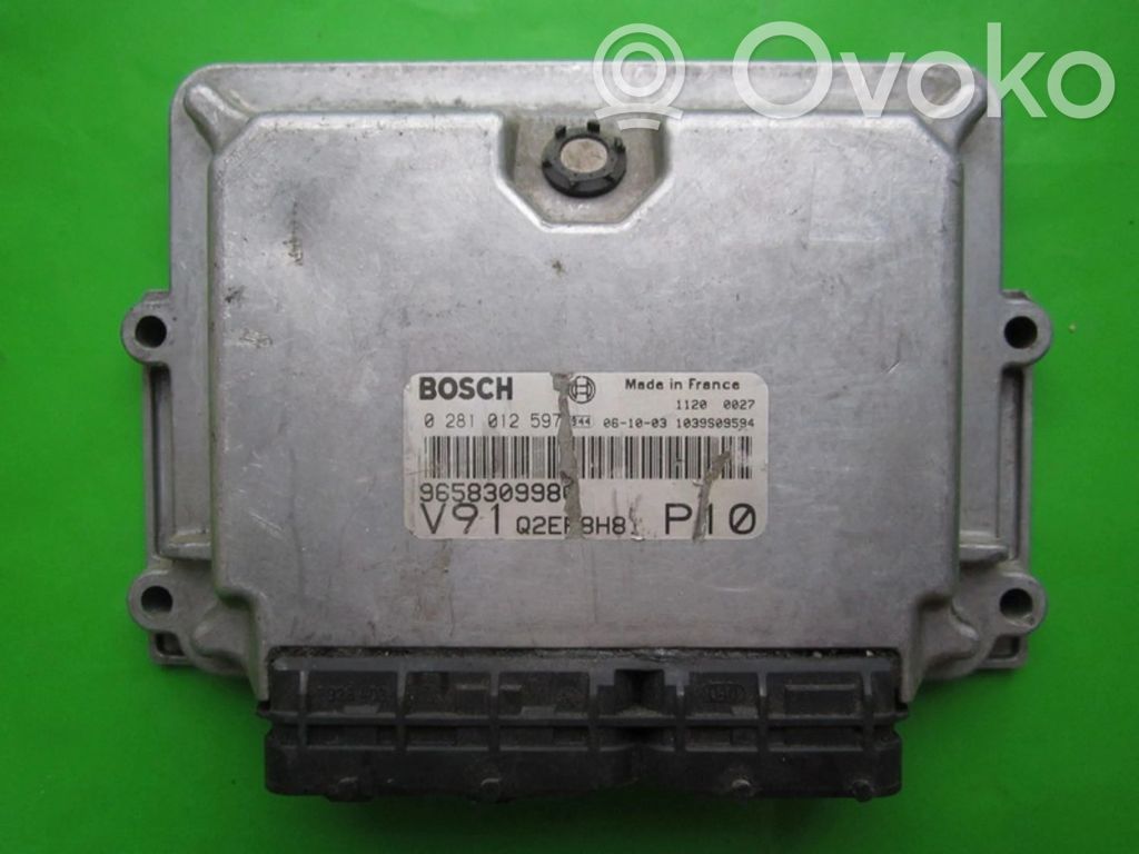 Fiat Ducato Motora vadības bloka ECU 