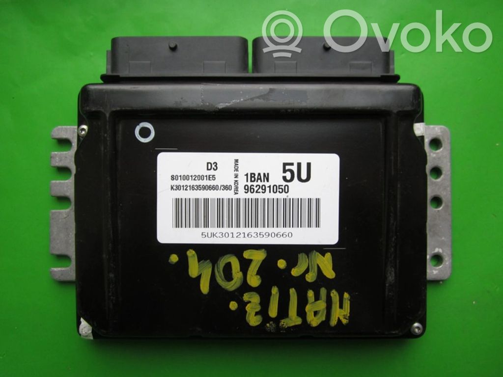 Unité de commande, module ECU de moteur   96291050,S010012001E5