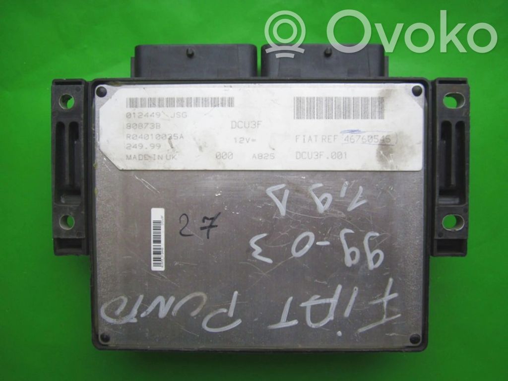 Fiat Punto (188) Engine control unit/module ECU 