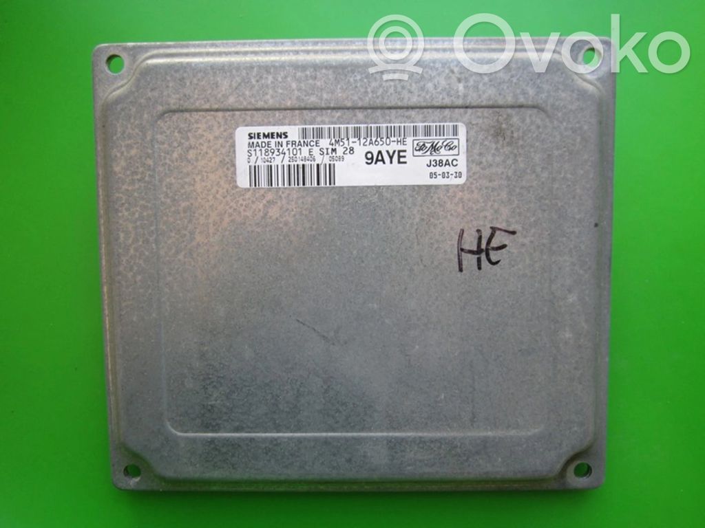 Ford Focus Engine control unit/module ECU 