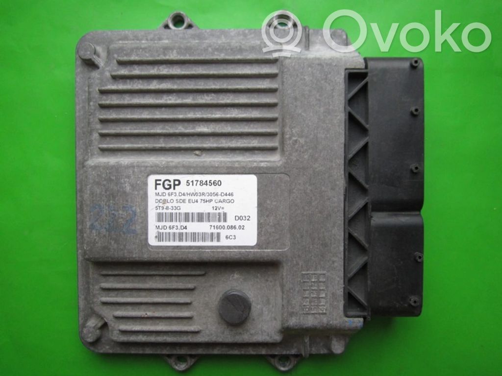 Fiat Doblo Engine control unit/module ECU 