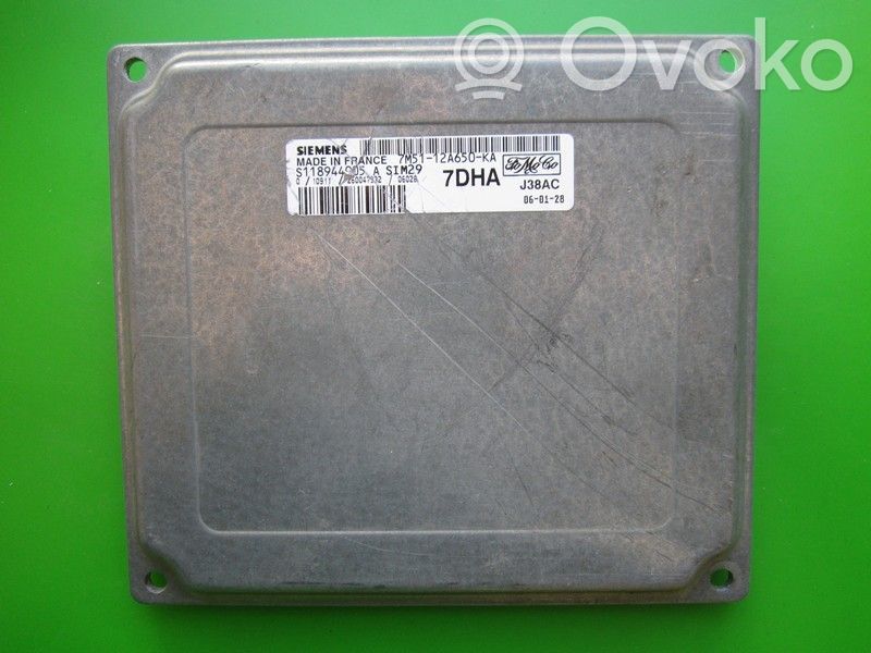 Engine control unit/module ECU   7M5112A650KA,S118944005A