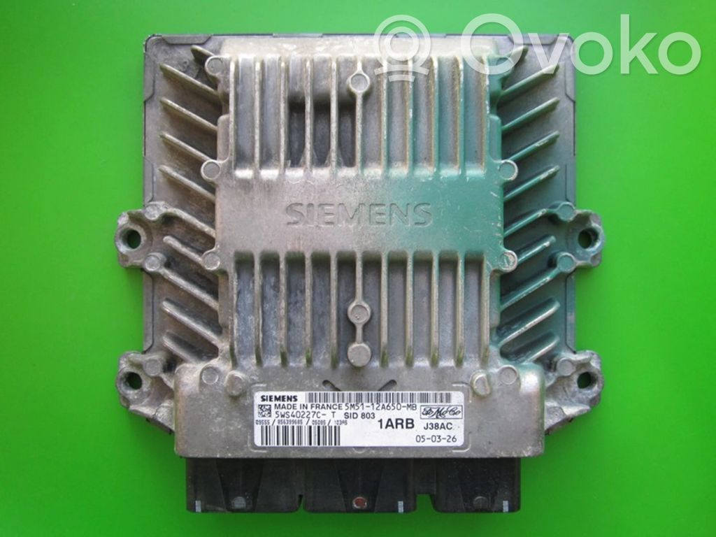 Ford Focus C-MAX Unité de commande, module ECU de moteur 