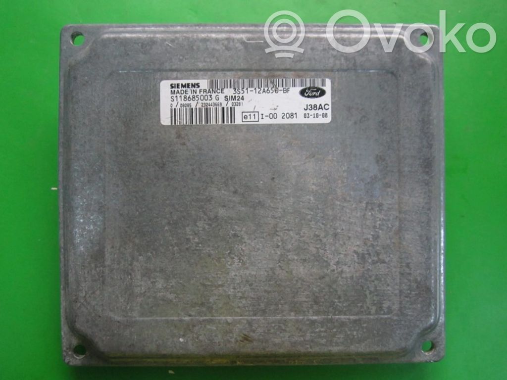 Ford Ka Engine control unit/module ECU 