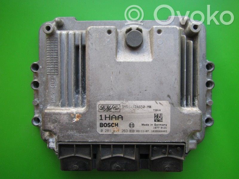 Unité de commande, module ECU de moteur   3M5112A650MA,0281011263