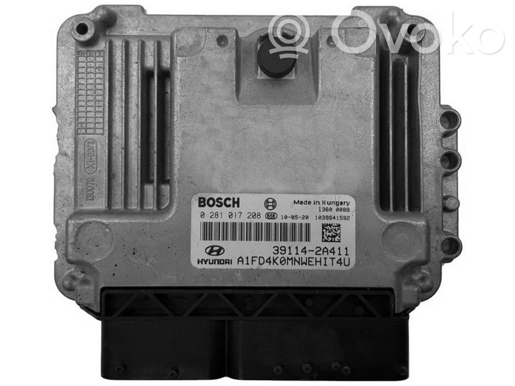 Engine control unit/module ECU   391142A411,0281017208