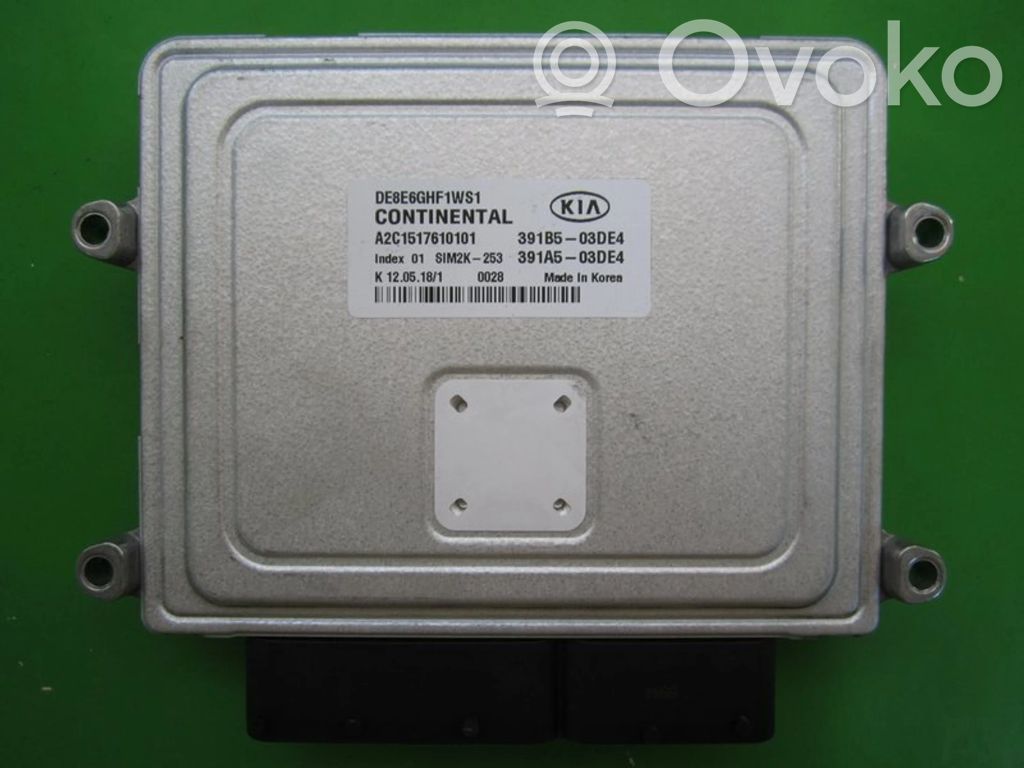 KIA Niro Engine control unit/module ECU 