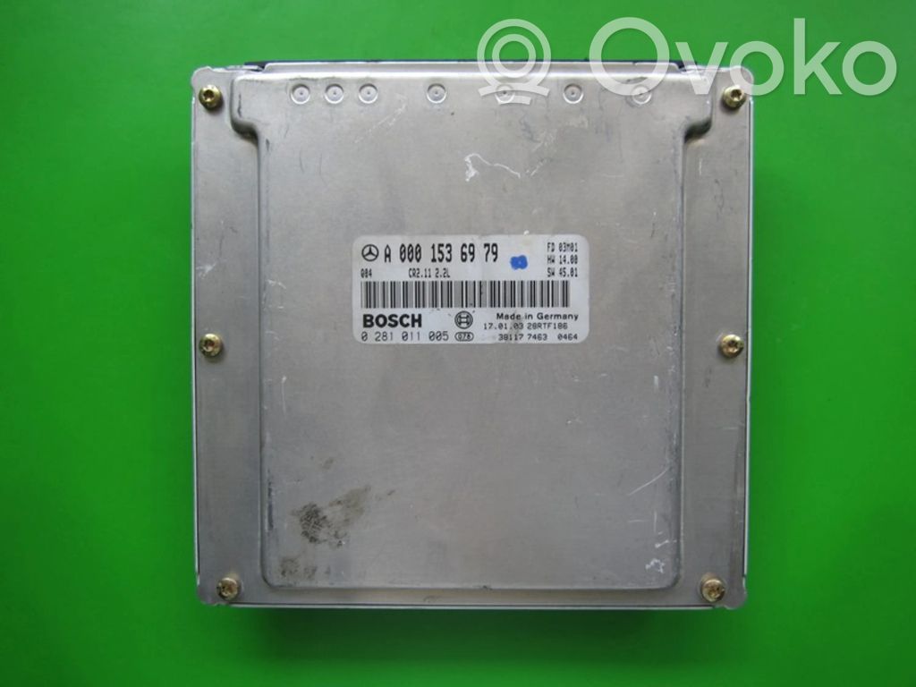 Mercedes-Benz C W203 Komputer / Sterownik ECU silnika 