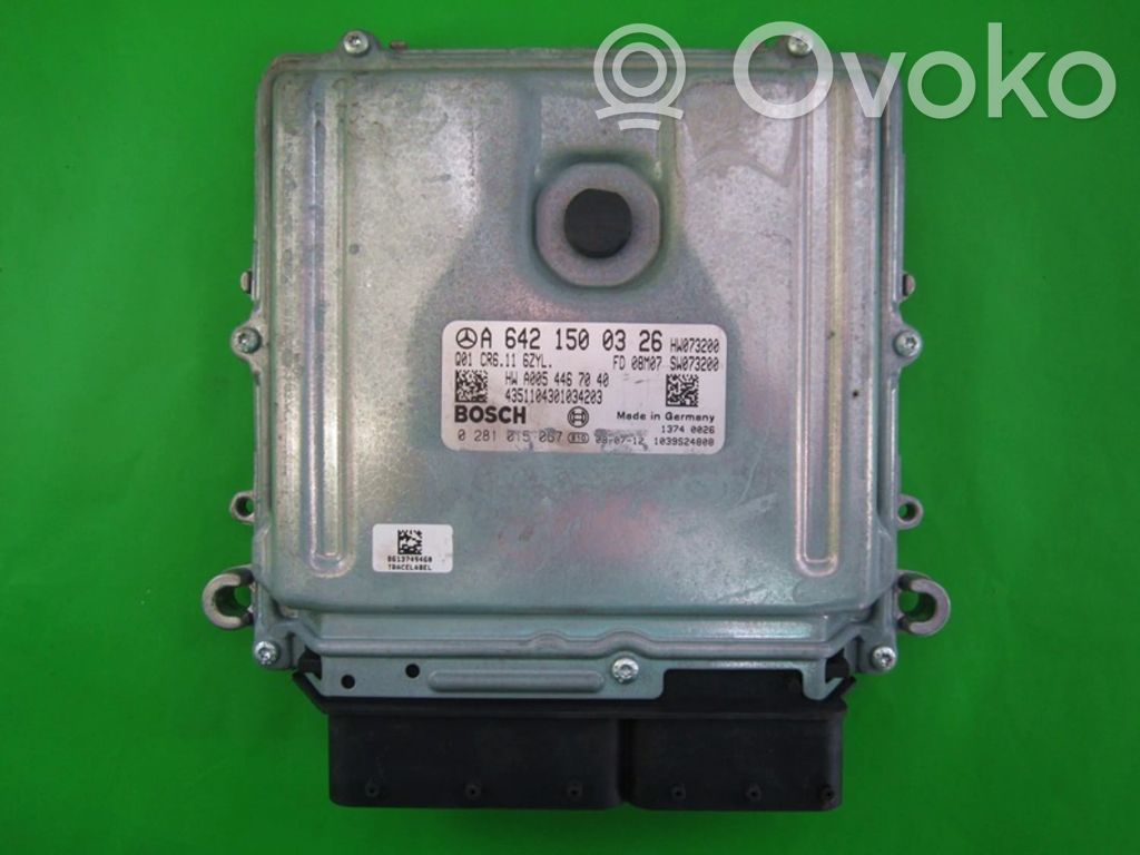 Mercedes-Benz C AMG W204 Centralina/modulo motore ECU 