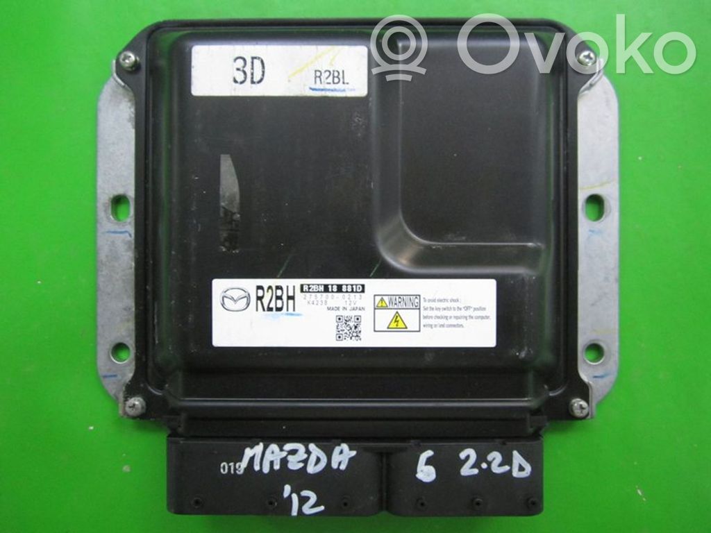 Engine control unit/module ECU   R2BH18881D,2757000213