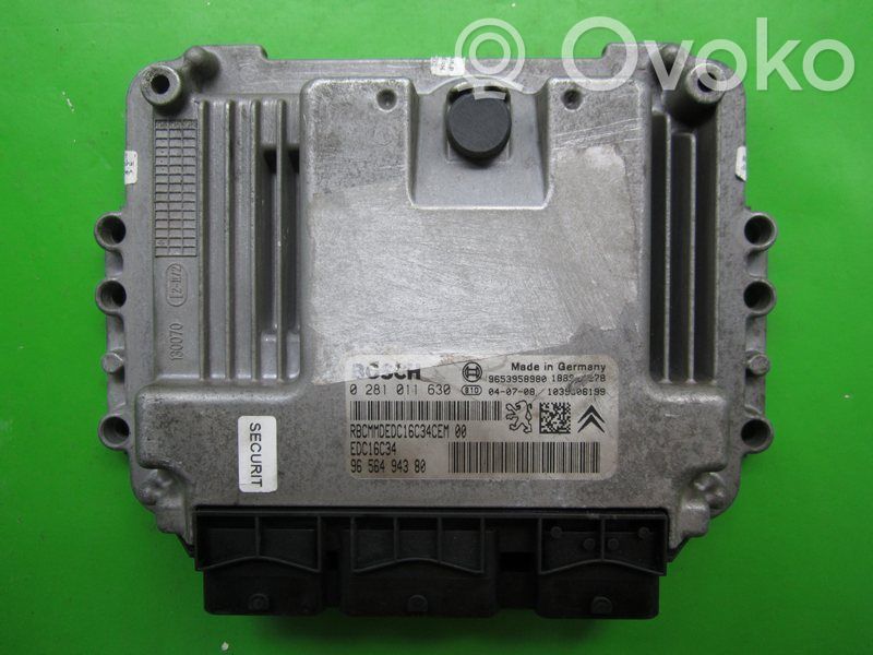Engine control unit/module ECU   9656494380,0281011630