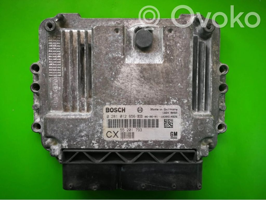 Engine control unit/module ECU   55201793,0281012656