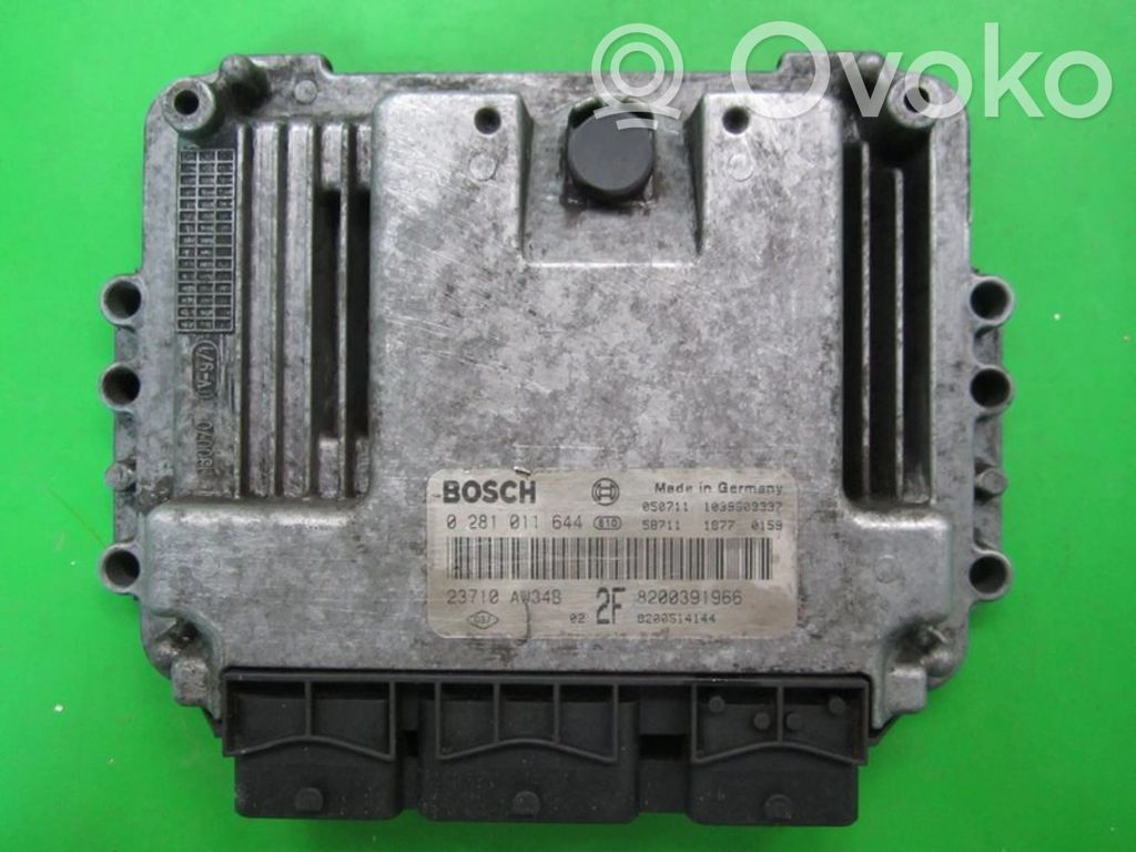 Engine control unit/module ECU   23710AW34B,0281011644