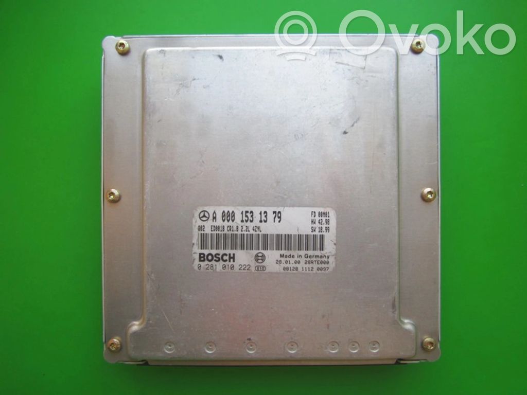 Mercedes-Benz C W203 Unitate control motor/modul ECU 