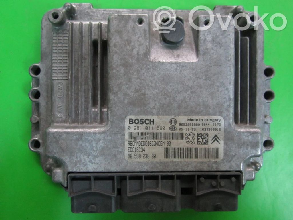 Peugeot 206 Motorsteuergerät ECU 