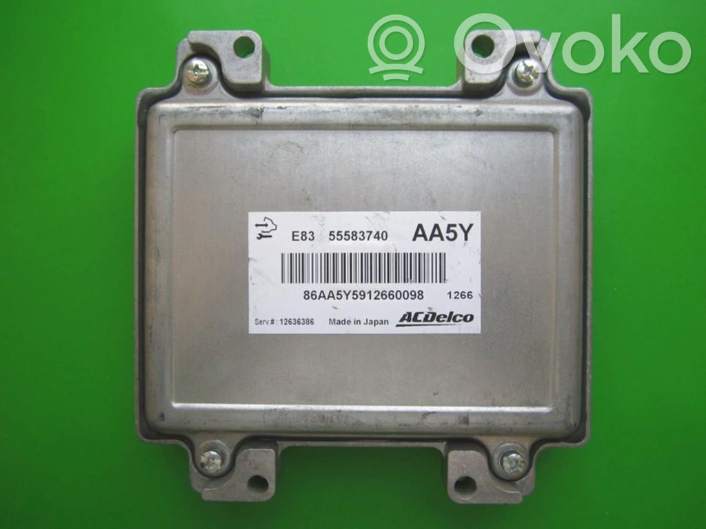 Engine control unit/module ECU   55583740,AA5Y