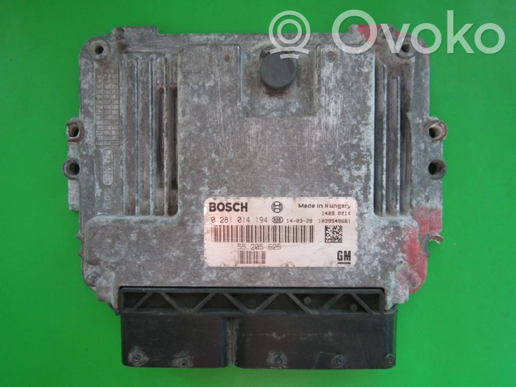 Opel Astra H Engine control unit/module ECU 