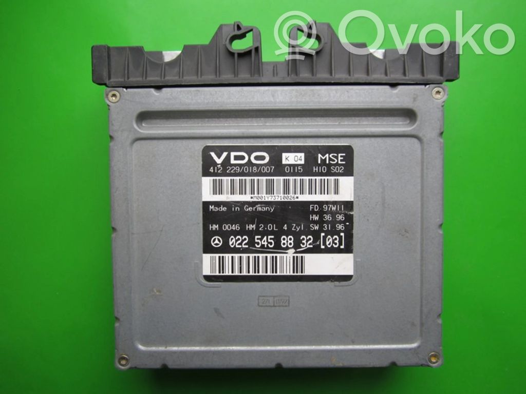 Engine control unit/module ECU   0225458832,225458832