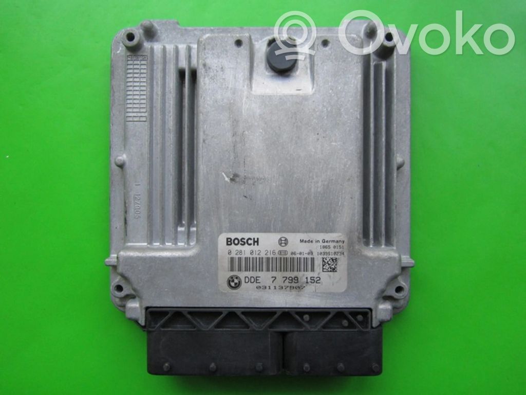 Engine control unit/module ECU   DDE7799152,0281012216
