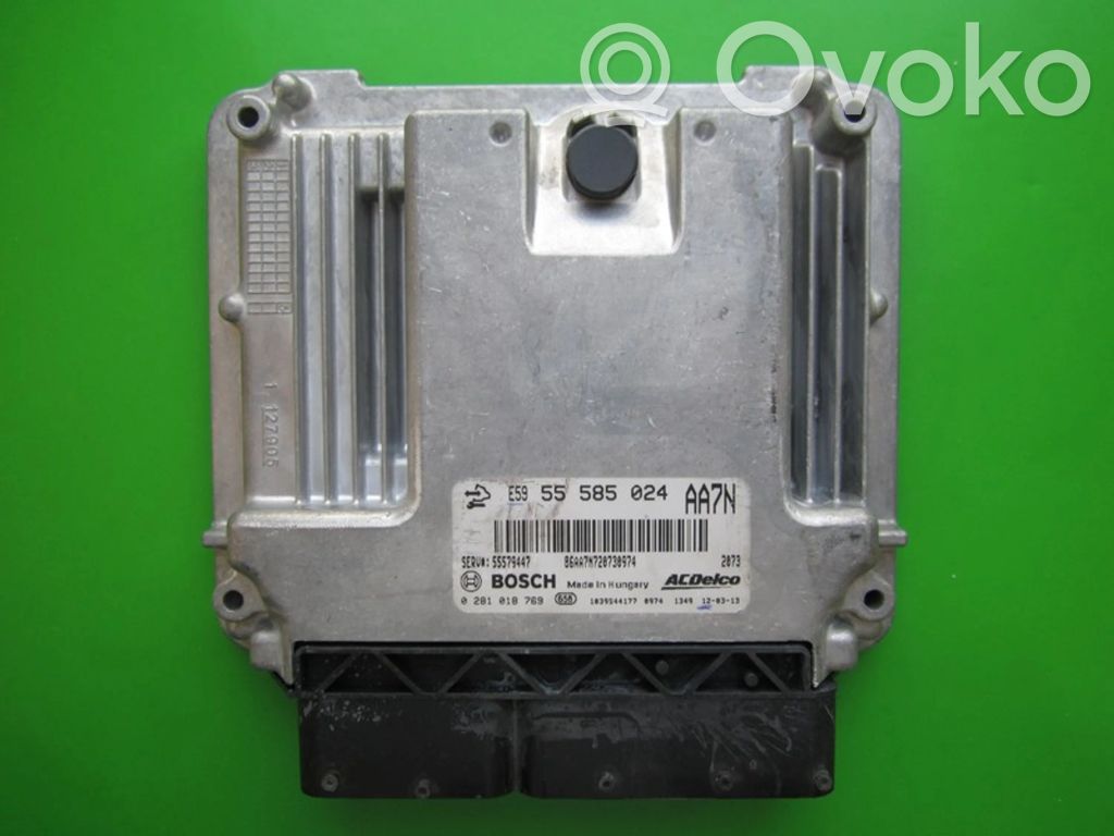 Engine control unit/module ECU   55585024,0281018769