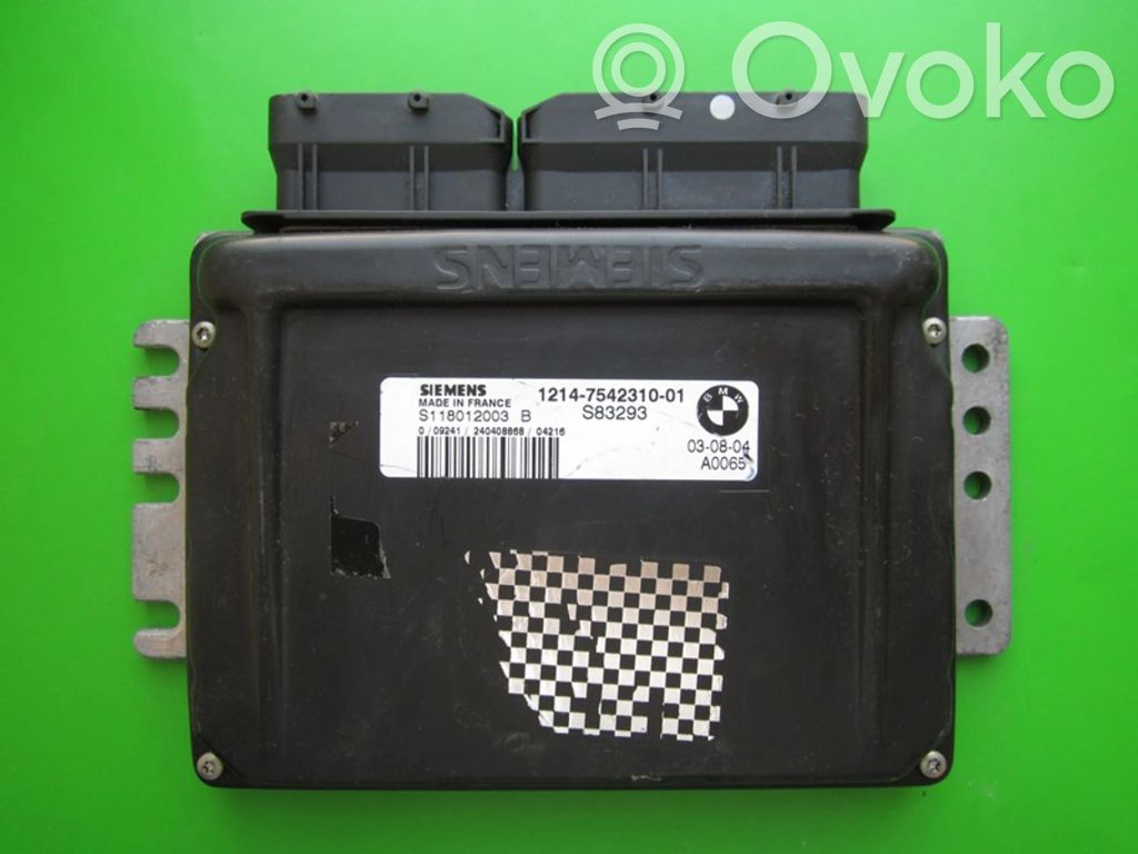 Engine control unit/module ECU   7542310,S118012003B