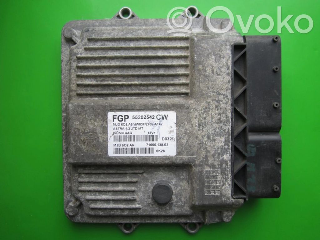 Engine control unit/module ECU   55202542,7160013802