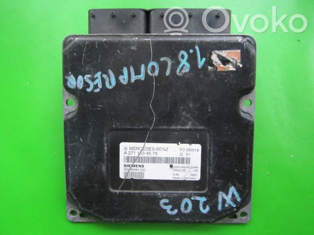 Mercedes-Benz C W203 Komputer / Sterownik ECU silnika 