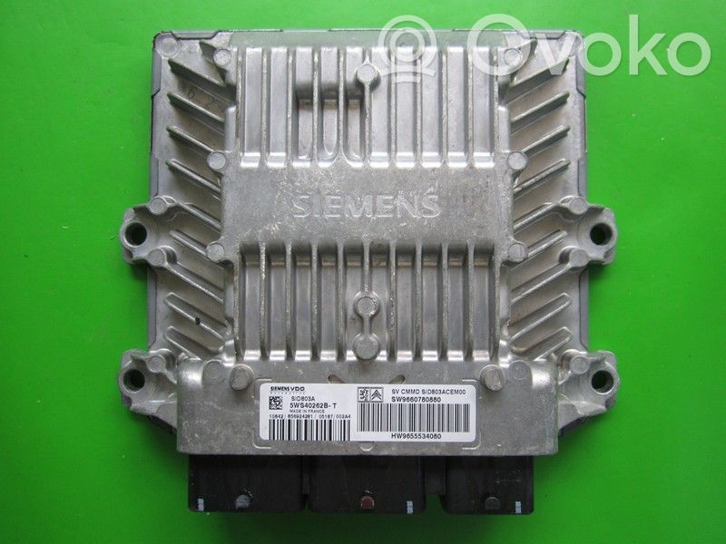 Engine control unit/module ECU   9660780880,5WS40262BT