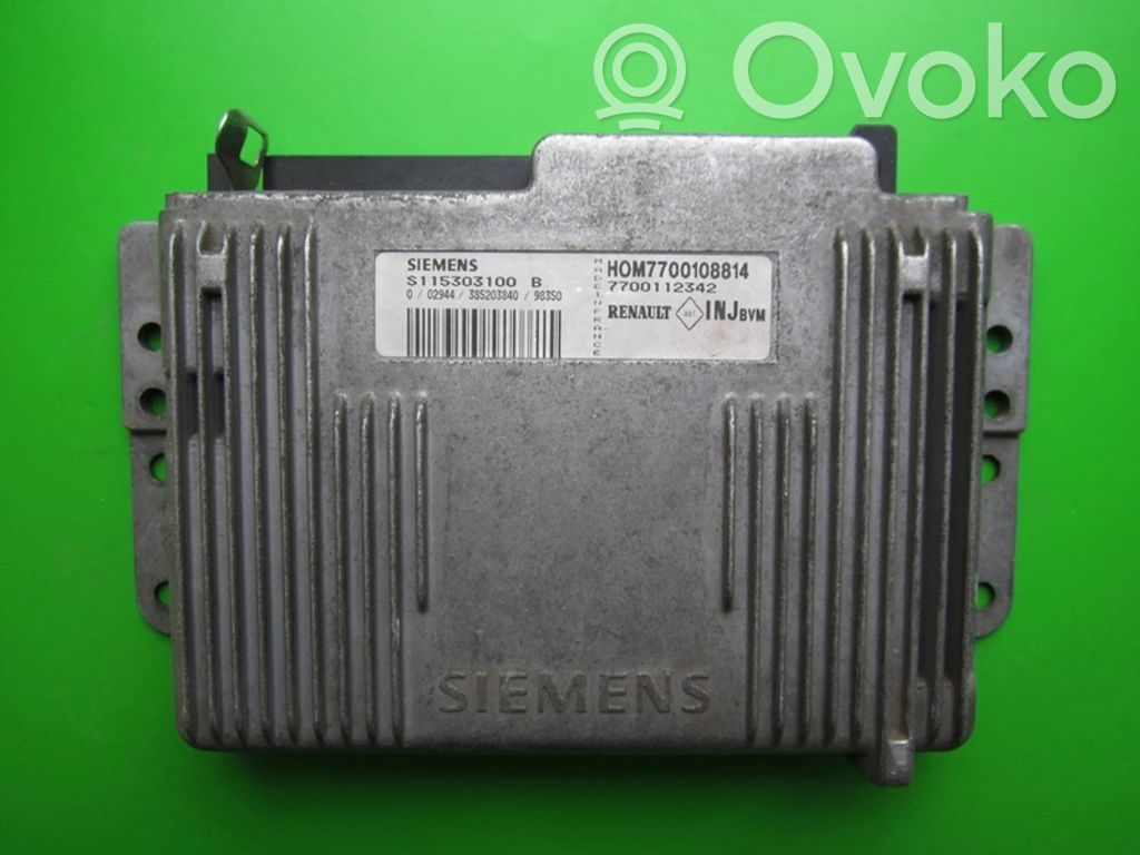 Renault Clio II Engine control unit/module ECU 