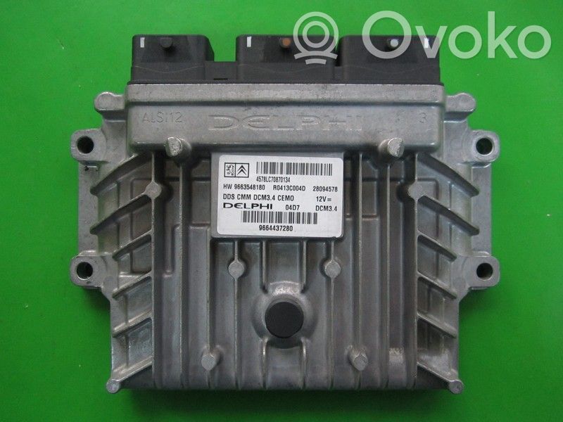 Engine control unit/module ECU   9664437280,28094578