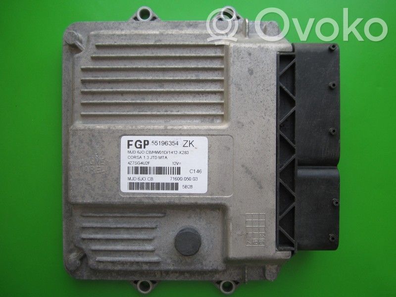 Opel Corsa C Engine control unit/module ECU 