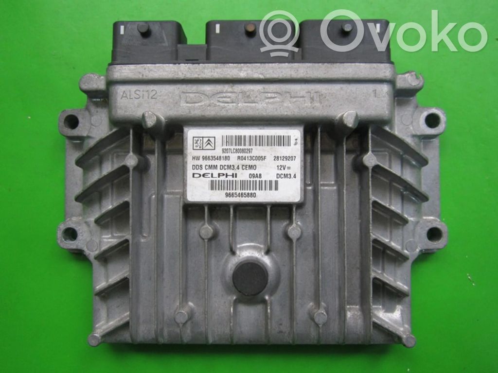 Engine control unit/module ECU   9665465880,28129207