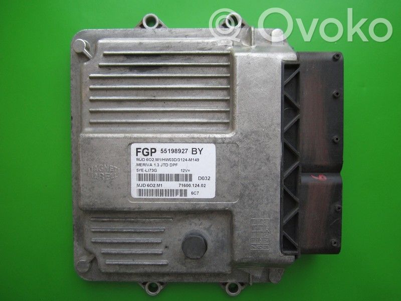 Opel Meriva A Engine control unit/module ECU 