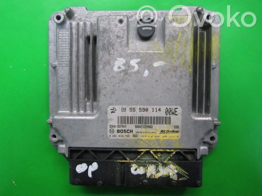 Opel Corsa D Motora vadības bloka ECU 