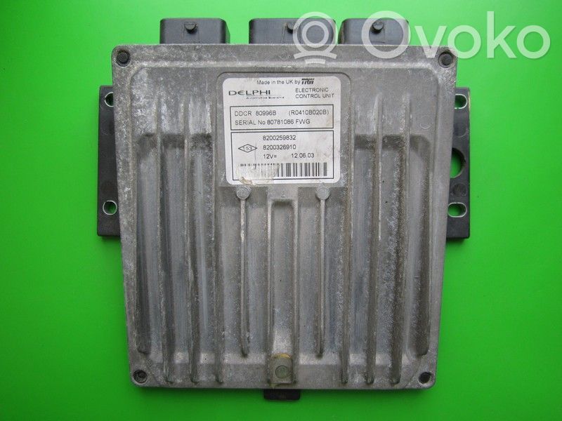 Engine control unit/module ECU   8200326910,80996B