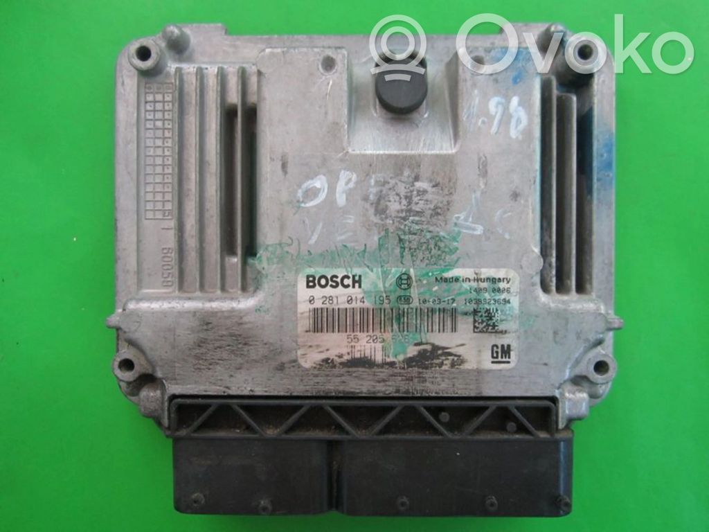 Engine control unit/module ECU   55205626,0281014195