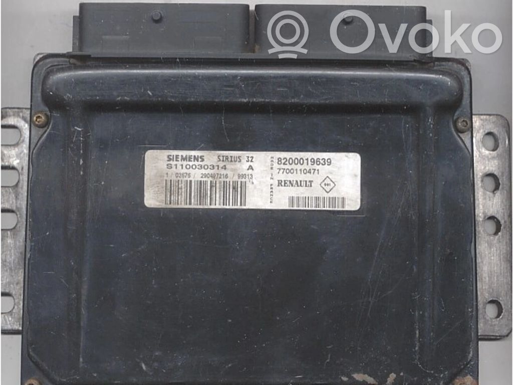 Renault Clio II Engine control unit/module ECU 