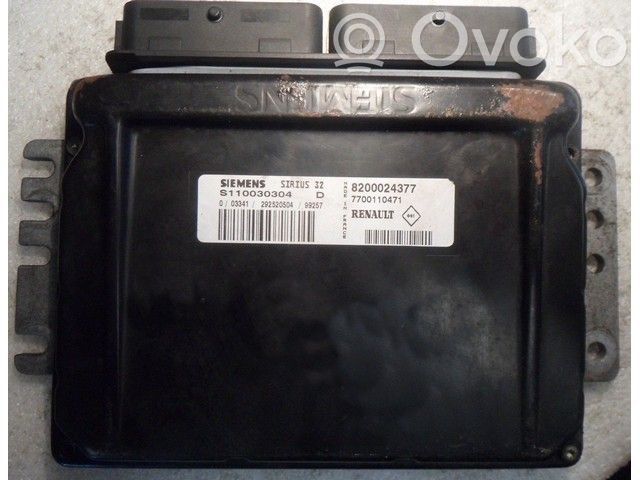 Engine control unit/module ECU   8200024377,S110030304D