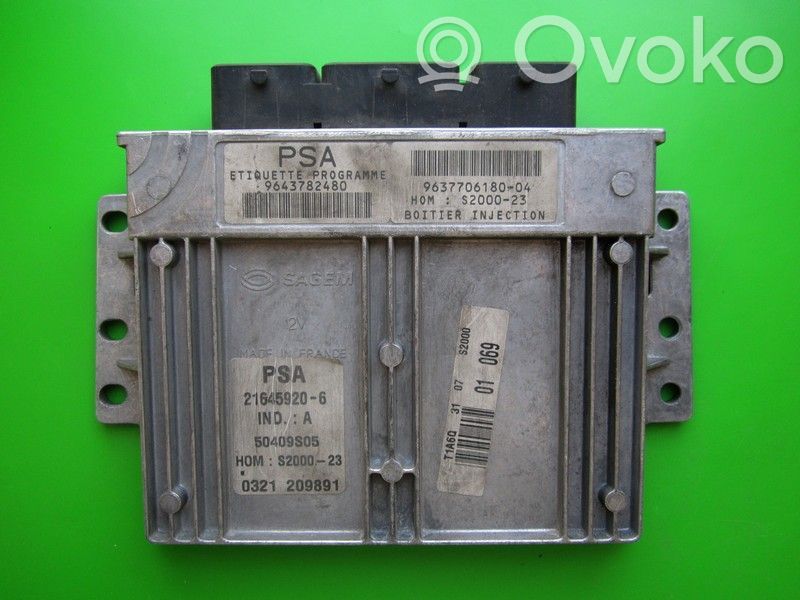 Peugeot 206 Engine control unit/module ECU 