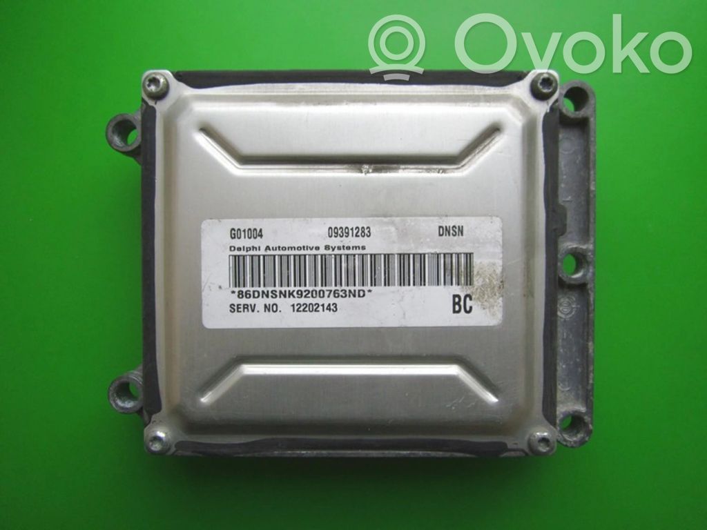 Engine control unit/module ECU   09391283,DNSN