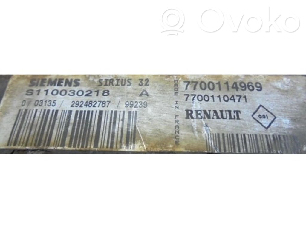 Engine control unit/module ECU   7700114969,S110030218A