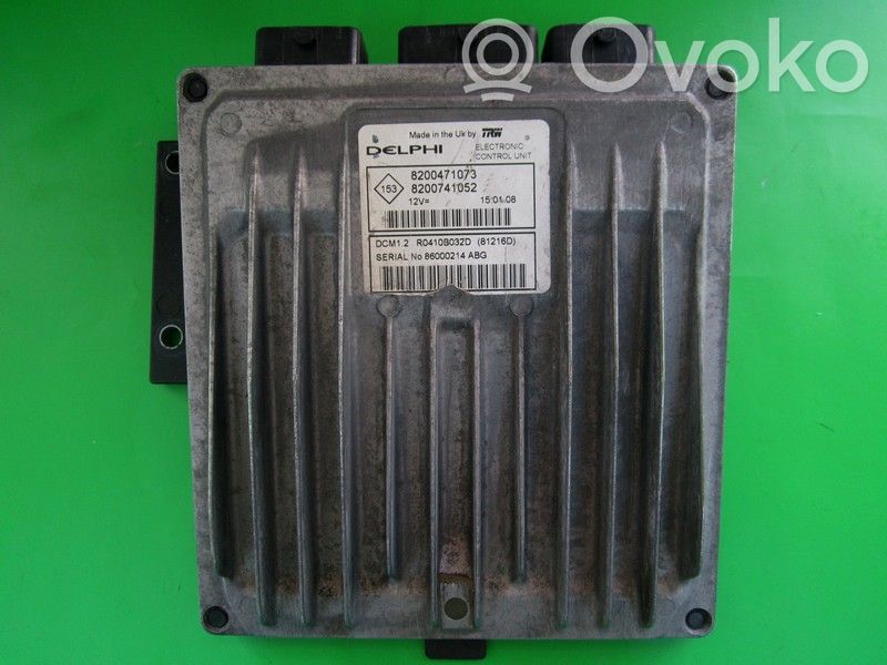 Engine control unit/module ECU   8200741052,81216D