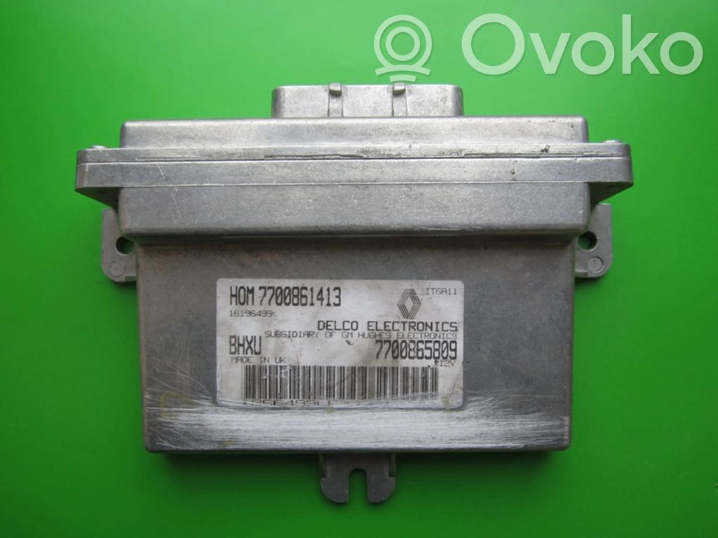 Engine control unit/module ECU   HOM7700861413,7700865809