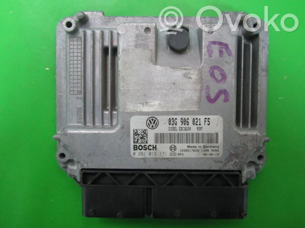 Volkswagen Eos Unitate control motor/modul ECU 