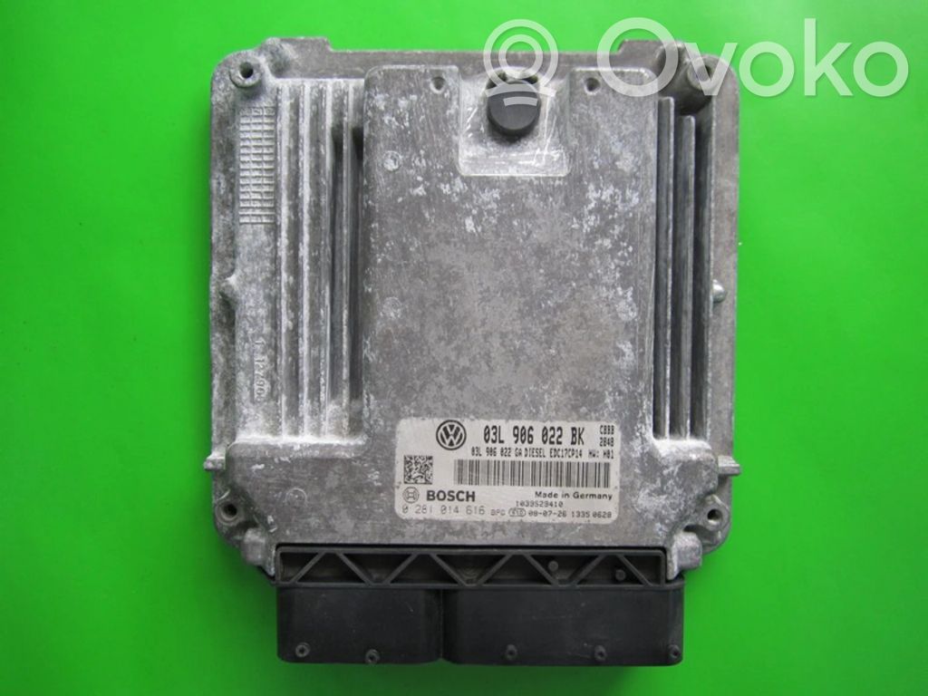 Engine control unit/module ECU   03L906022BK,0281014616