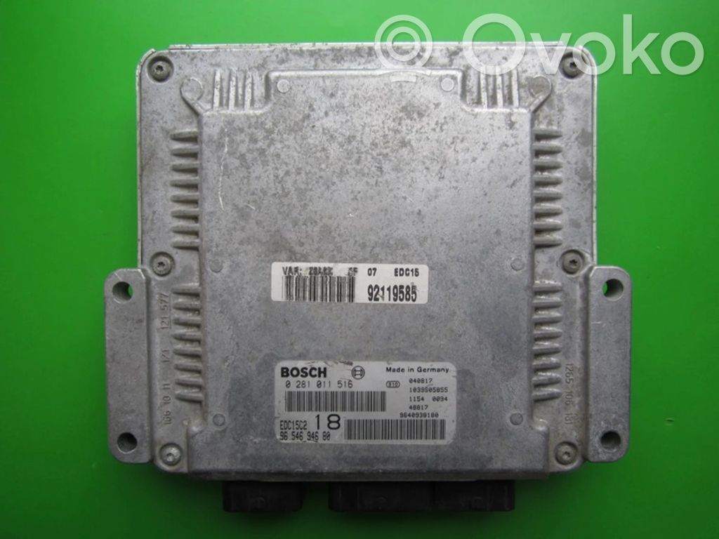Peugeot 607 Unitate control motor/modul ECU 