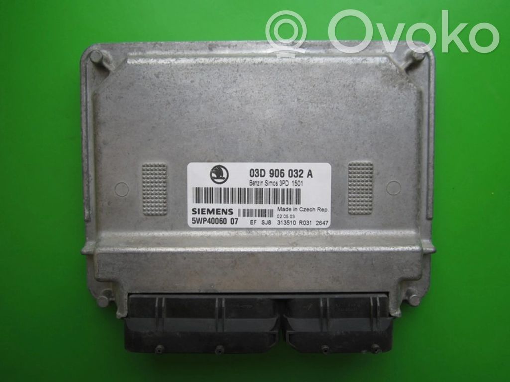 Skoda Fabia Mk1 (6Y) Unitate control motor/modul ECU 