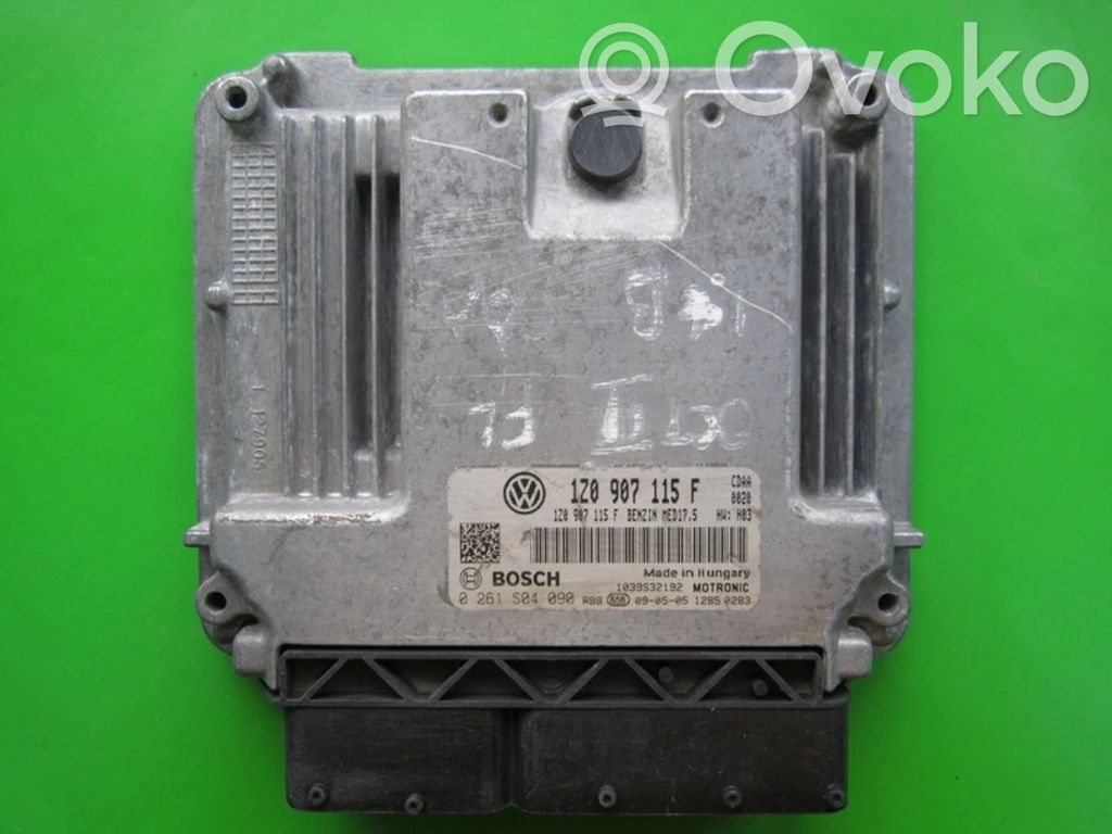 Engine control unit/module ECU   1Z0907115F,0261S04090